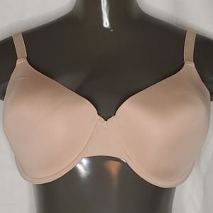NWOT FRUIT OF THE LOOM Underwire Back-Closure Adjustable-Strap Beige Brassiere